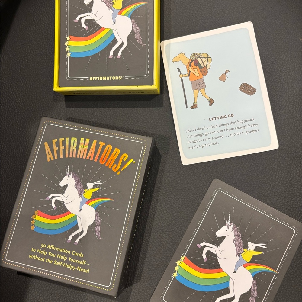 Affirmators! 50 Affirmation Cards Deck – Funny Self-Help Oracle